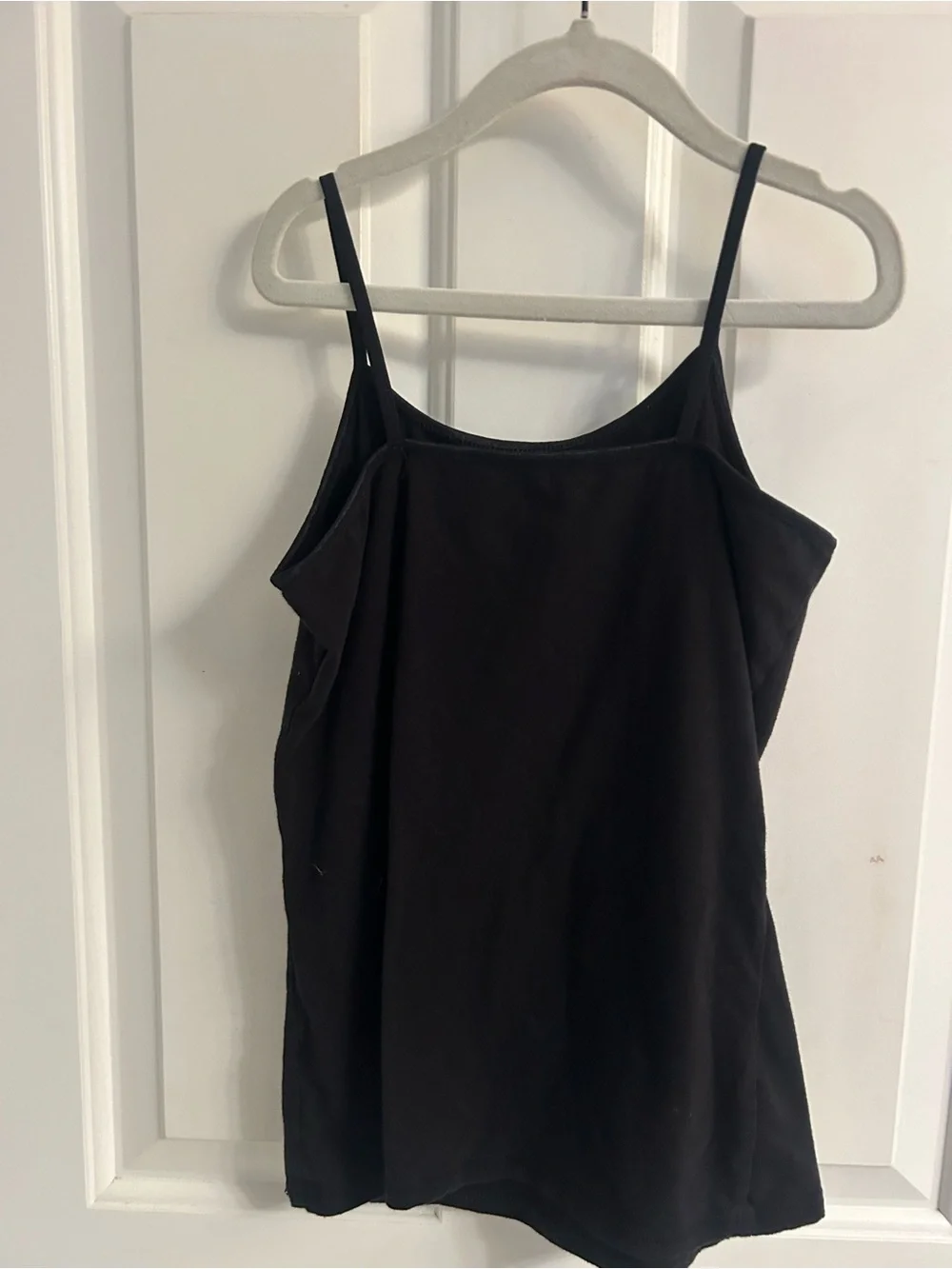 Justice Black Slim Camisole Tank with Spaghetti Straps